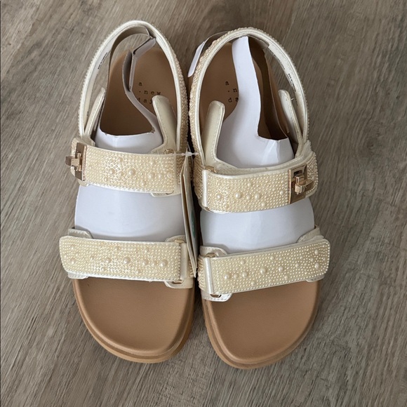 A New Day Pearl Embellished Sandals - Picture 2 of 4